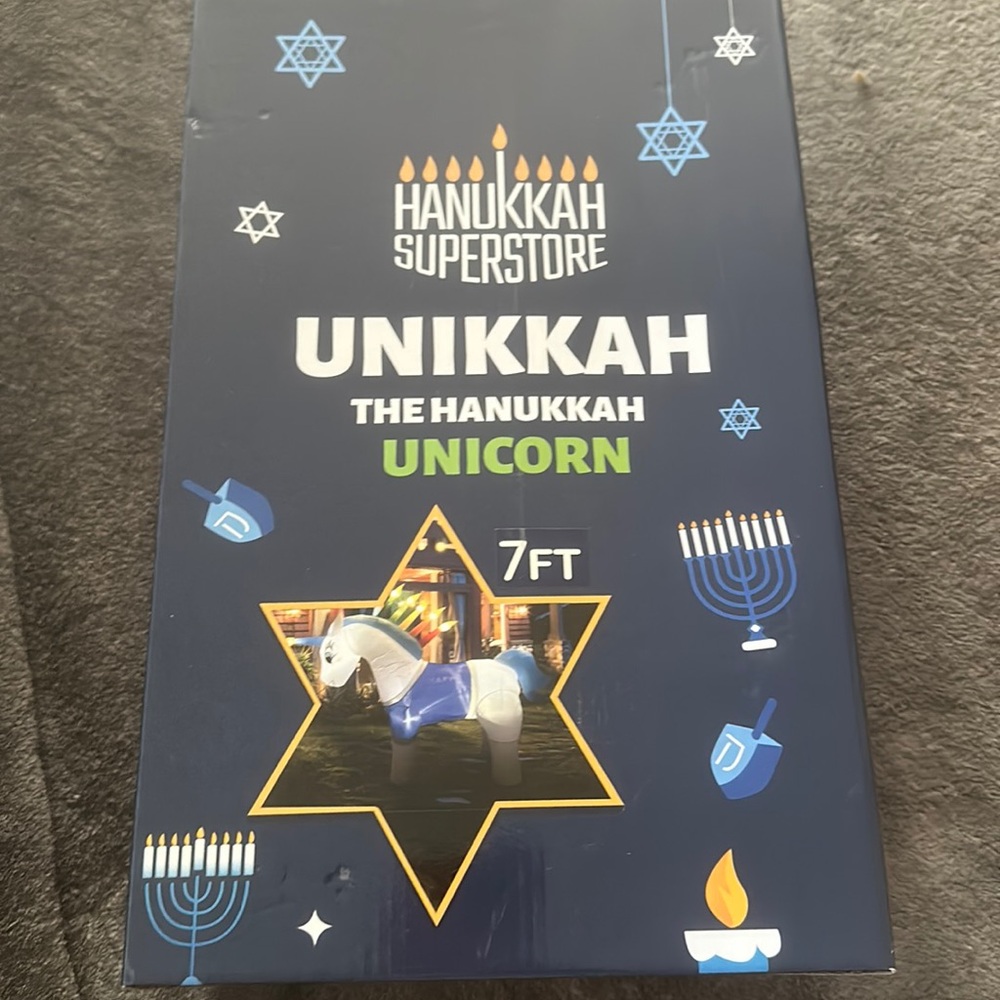 Hanukkah unicorn